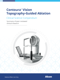 Contoura® Vision Topography-Guided Ablation Clinical Science Compendium