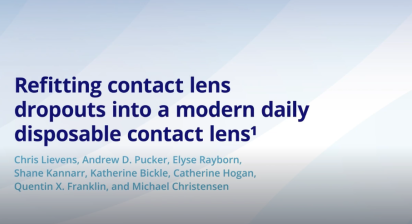 Refitting Contact Lens Dropouts into a modern daily disposable contact lens